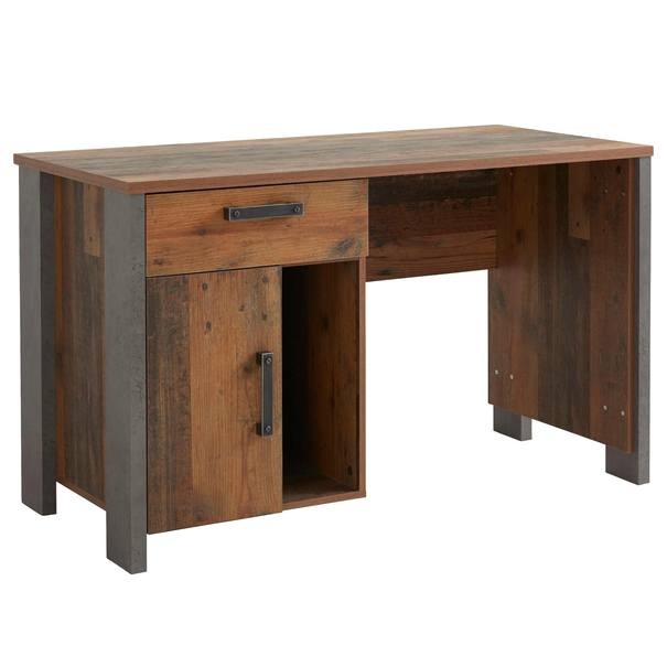 Psací stůl CLIF staré dřevo/beton