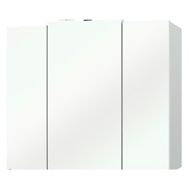 Zrcadlová skříňka LIVORNO II bílá/sklo